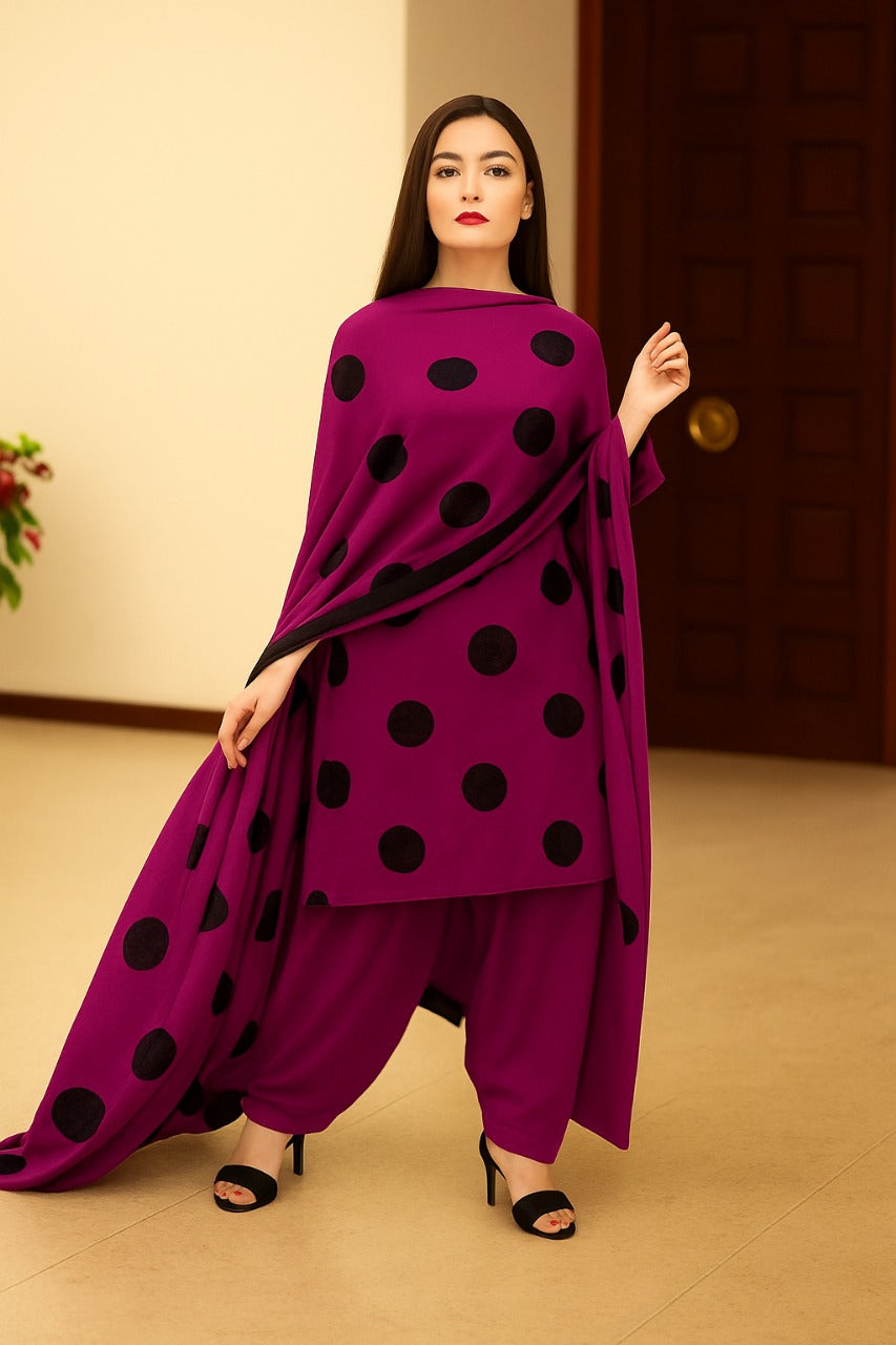 Bareeza Purple Dot