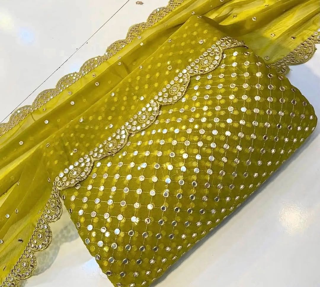 Chiffon 3pcs (inspired By Hiba Bukhari)