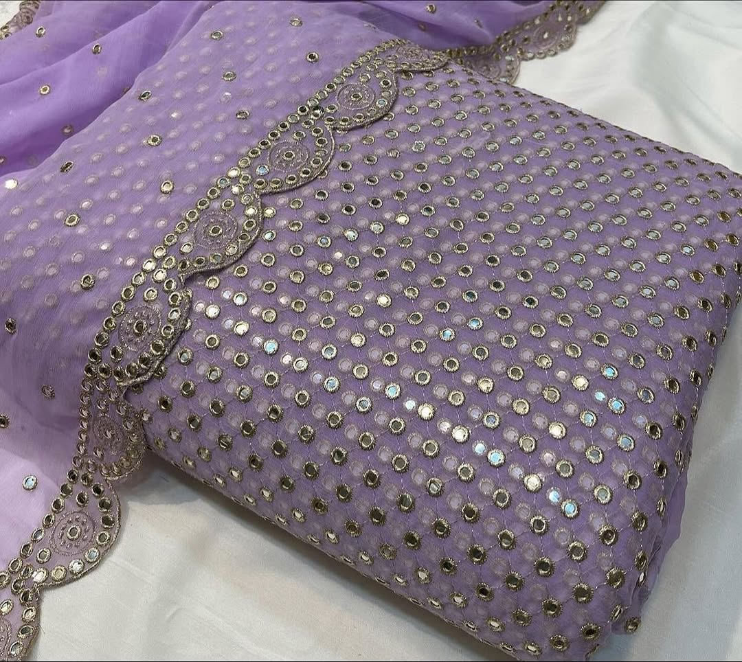 Chiffon 3pcs (inspired By Hiba Bukhari)