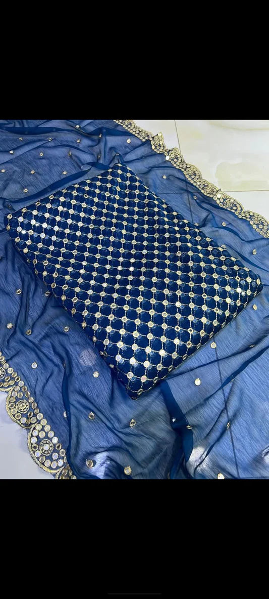 Hiba Bukhari Formal Chiffon 3pcs