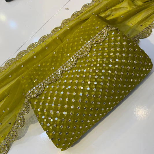 Hiba Bukhari Formal Chiffon 3pc (Dhani)